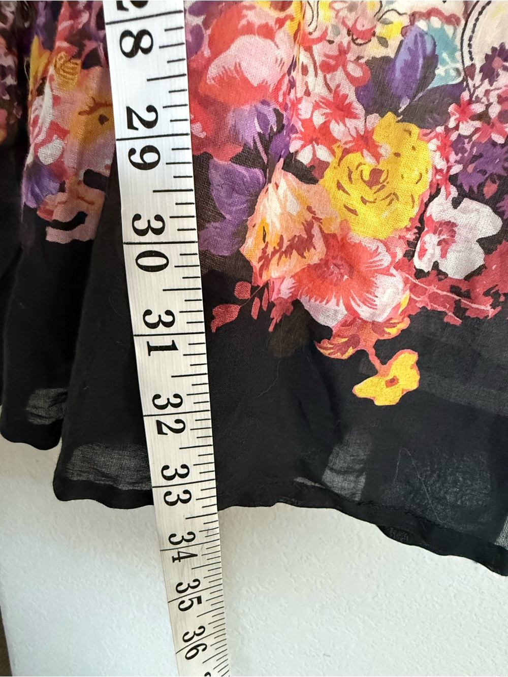 Natural Life Isabella Mini Dress Black Multicolored Paisley - Picture 5 of 9